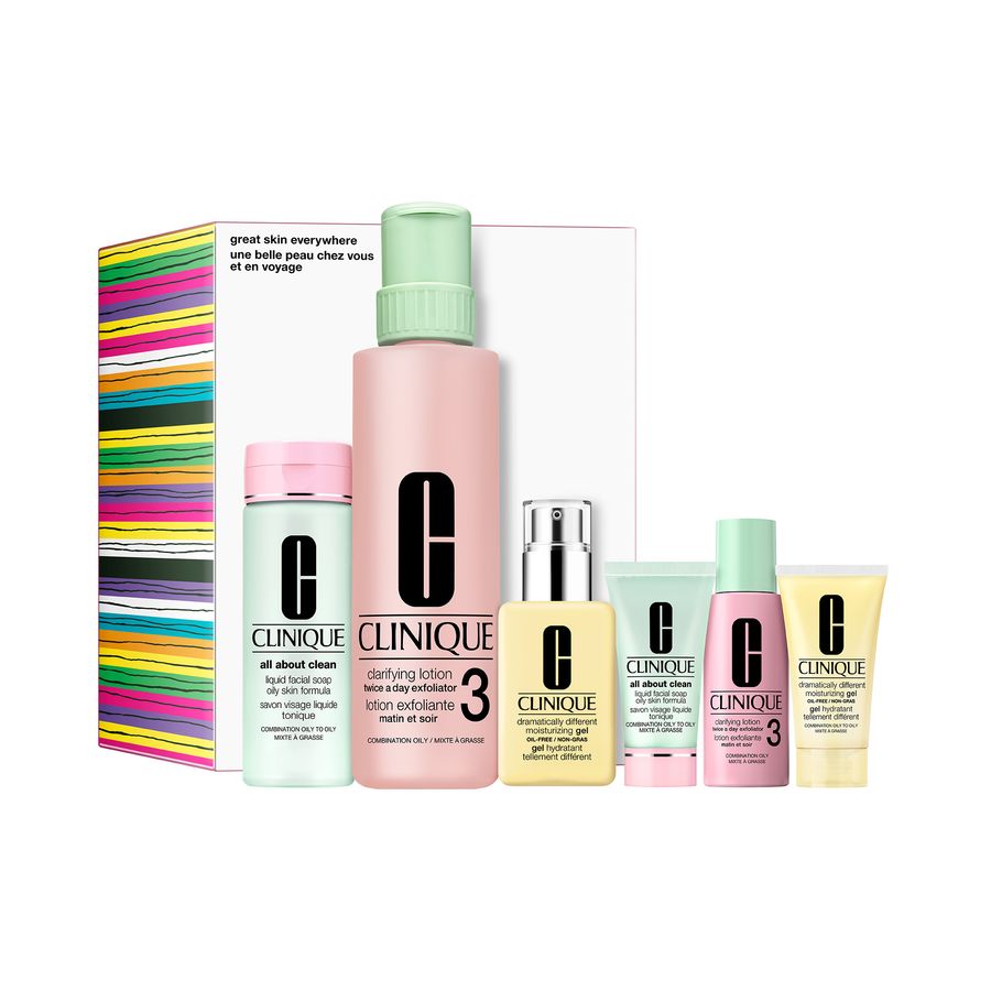 Set Clinique 3 pasos piel mixta grasa