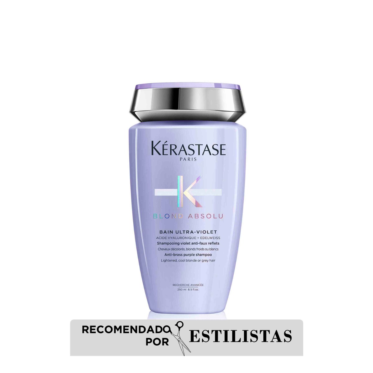 Kérastase Shampoo para neutralizar los tonos indeseados Bain Uviolet 250ml 