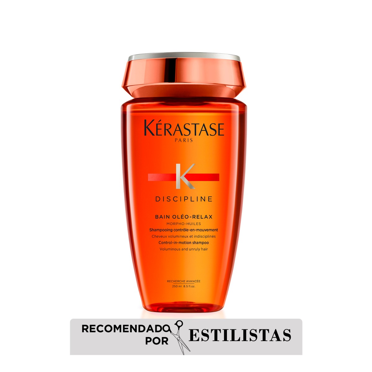 Kérastase Shampoo hidratante para cabello con Frizz Bain Oléo-Relax Discipline 250ml