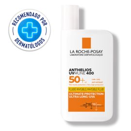Protector Solar Anthelios UVMune 400 Fluido Invisible FPS 50+ 50ml bloqueador de para Anthelios - Compra online en DermotiendaShopping