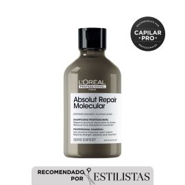 Shampoo reparador sin sulfato Absolut Repair Molecular para cabello muy dañado Loreal professionnel 300 ml de para Skus selecionados el 2do a 30% - Compra online en DermotiendaShopping