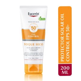 Eucerin Sun Toque Seco Corporal Crema Gel FPS 50 200ml de para Bloqueadores - Compra online en DermotiendaShopping