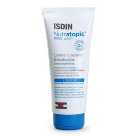 Isdin Nutratopic Crema Emoliente 200ml - Crema corporal emoliente zonas específicas cuidado y protección piel reactiva de para Pediátricos - Compra online en DermotiendaShopping