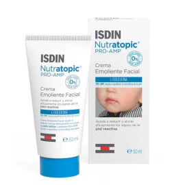 Isdin Nutratopic Crema Facial 50ml - Crema facial protectora reducción signos piel reactiva de para Pediátricos - Compra online en DermotiendaShopping