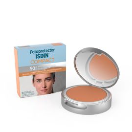 Isdin Fotoprotector Compact Bronze SPF50 10g - Bloqueador solar facial compacto matificante de para Fotoprotección facial (otros) - Compra online en DermotiendaShopping
