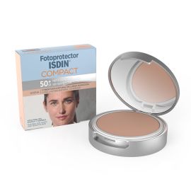 Isdin Fotoprotector Compact ARENA SPF50 10g - Bloqueador solar facial compacto matificante de para Fotoprotección facial (otros) - Compra online en DermotiendaShopping