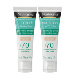 Pack Neutrogena Protector Solar Sun Fresh tono claro x2 und de para Neutrogena - Compra online en DermotiendaShopping