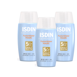 Pack ISDIN Fotoprotector Fusion Water Magic x3 de para PacksPA - Compra online en DermotiendaShopping