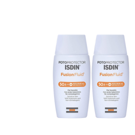 Duo ISDIN Fotoprotección Fusión Fluid SPF 50 x2 de para Packs - R. Lam - Compra online en DermotiendaShopping