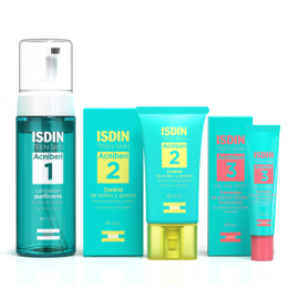 Pack ISDIN Acniben Tratamiento completo para piel mixta a grasa de para Rutinas y Packs - Compra online en DermotiendaShopping