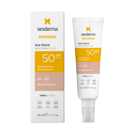 Sesderma Repaskin Tacto Seda Color SPF50 50ml de para Repaskin - Compra online en DermotiendaShopping