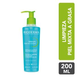 Bioderma Sébium Gel Moussant 200ml de para Limpiadores - Compra online en DermotiendaShopping
