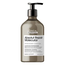 Shampoo reparador sin sulfato Absolut Repair Molecular para cabello muy dañado Loreal professionnel 500 ml de para productos 500ml - Compra online en DermotiendaShopping
