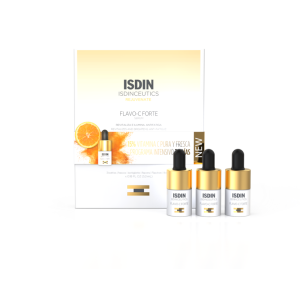 Isdin Isdinceutics Flavo C Forte 3u 5,3ml - Sérum facial antimanchas con Vitamina C Pura