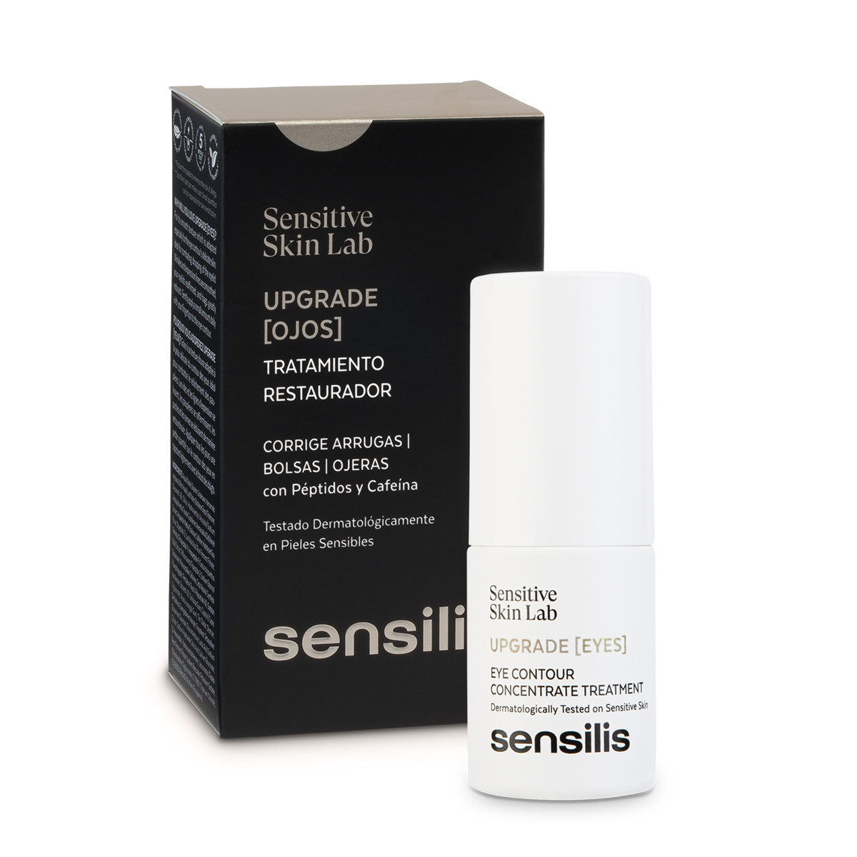 Sensilis Upgrade Contorno de Ojos 15ml - Corrige bolsas, ojeras y arrugas