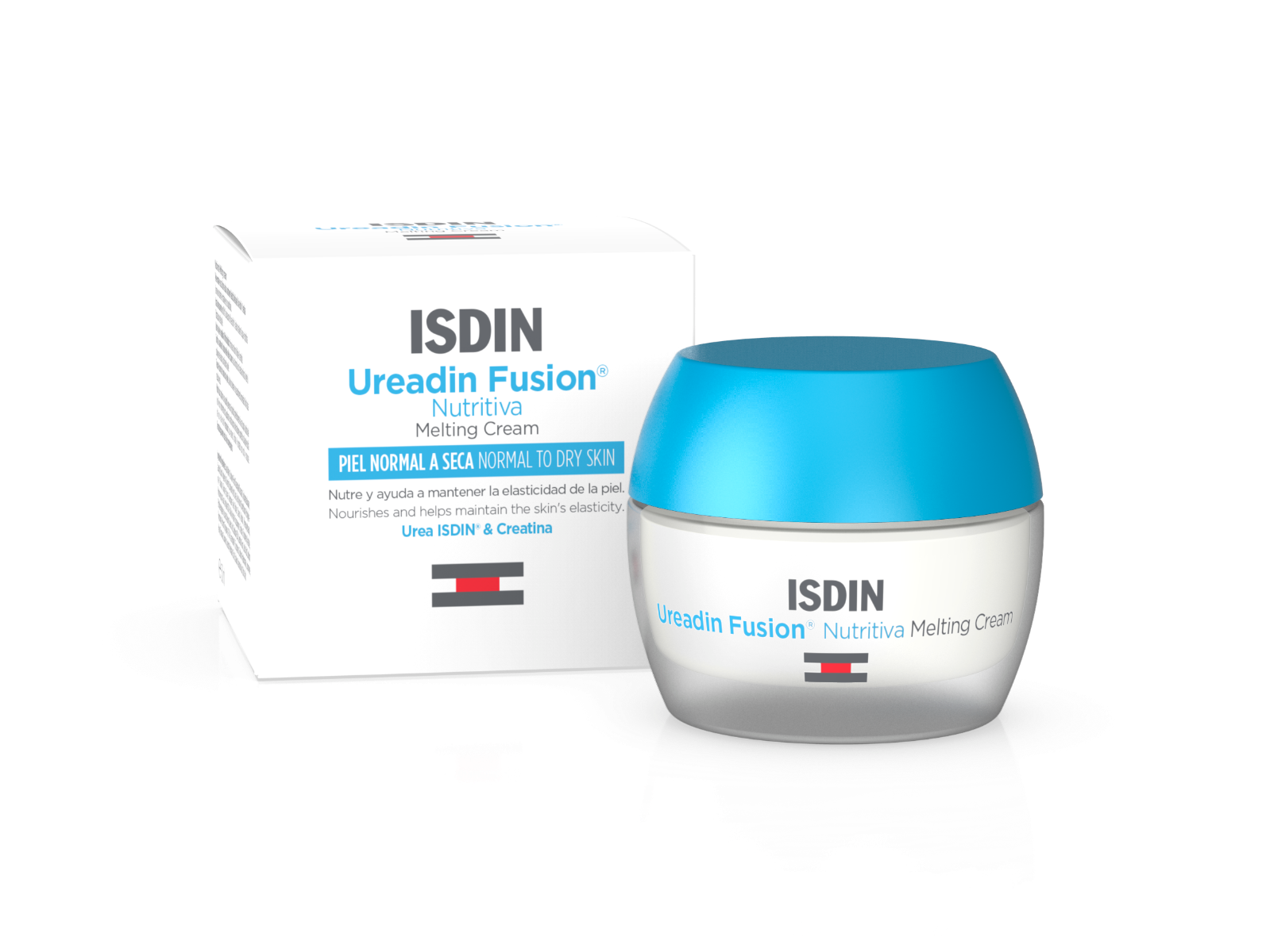 Isdin Ureadin Fusion Melting Cream 50ml - Crema nutritiva facial con Urea ISDIN® para piel normal a seca