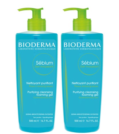 Dúo Sébium Gel Moussant 500 ml- para piel mixta a grasa