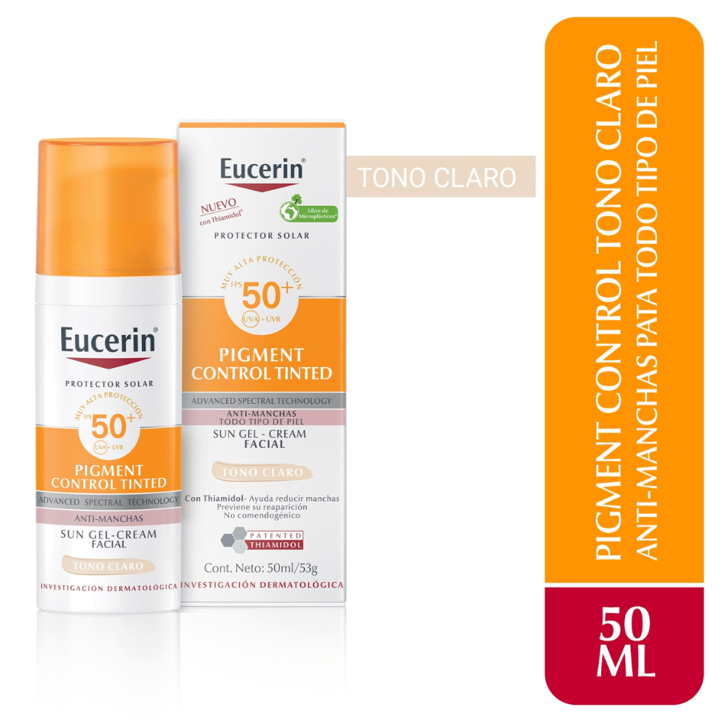 Eucerin Sun Pigment Control tono claro SPF50+ 50ml 